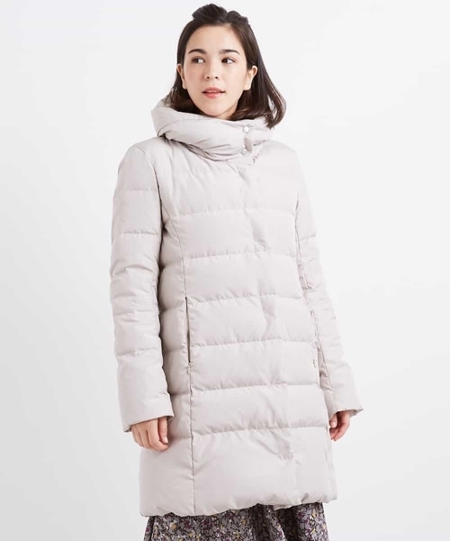 「OFUON」 ダウンコート 38 ベージュ レディース_画像8