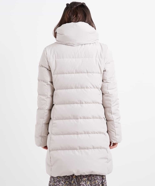 「OFUON」 ダウンコート 38 ベージュ レディース_画像9