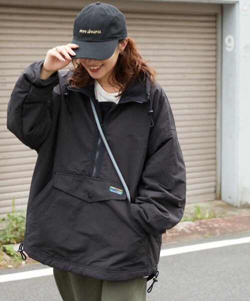 新品★34,100円 ブリーフィング 撥水フーディブルゾンハーフジップ黒 S FREAK'S STORE（フリークスストア） ブルゾン フリ- パープル