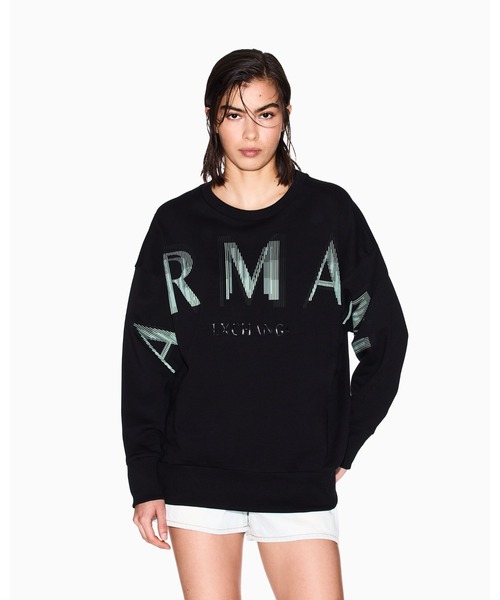 A/X Armani Exchange★ビッグロゴ スウェット 送関込 ARMANI EXCHANGE トレーナー スウェット 「A|X アルマーニ
