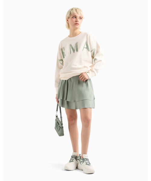 【送関込】Armani Exchange クールネック ビッグロゴ スウェット ARMANI EXCHANGE トレーナー スウェット 「A|X アルマーニ