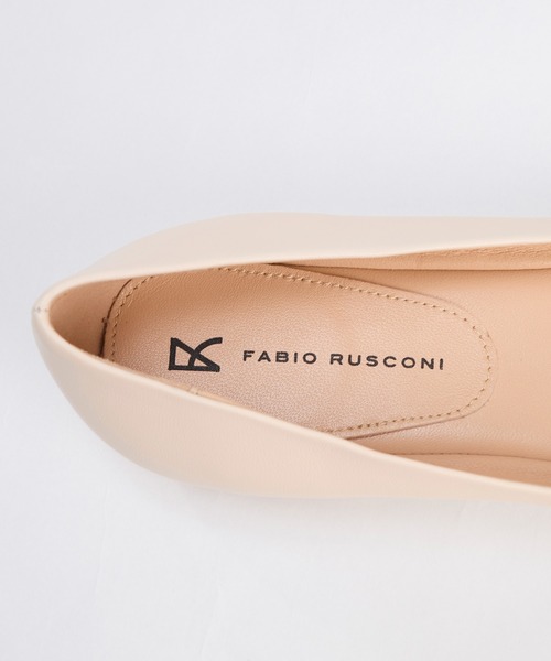 FABIO RUSCONI パンプス 「FABIO RUSCONI」バイカラーフラット