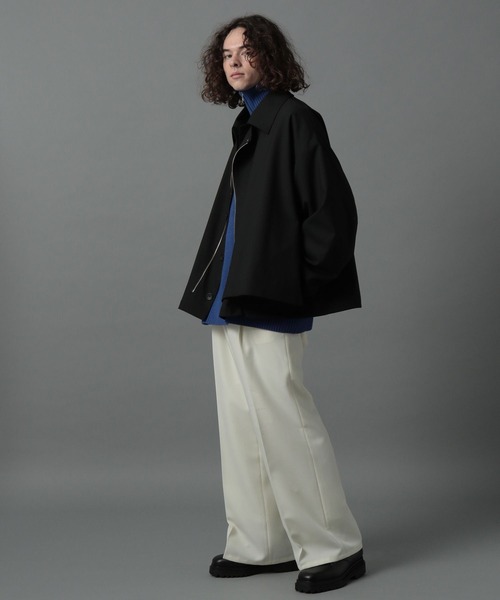 「HARE」 タートルネックニット SMALL ブルー メンズ_画像3