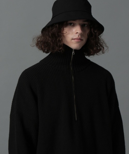 「HARE」 タートルネックニット SMALL ブルー メンズ_画像4