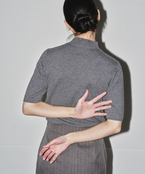 TODAYFUL 「TODAYFUL」 半袖ニット FREE グレー レディース : ZOZOTOWN