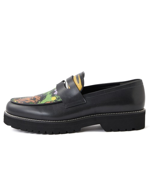 XLARGE オリジナルコミック柄 ローファー 太めパンツと相性抜群 XLARGE ローファー COMIC LOAFER メンズ レディース : ZOZOTOWN