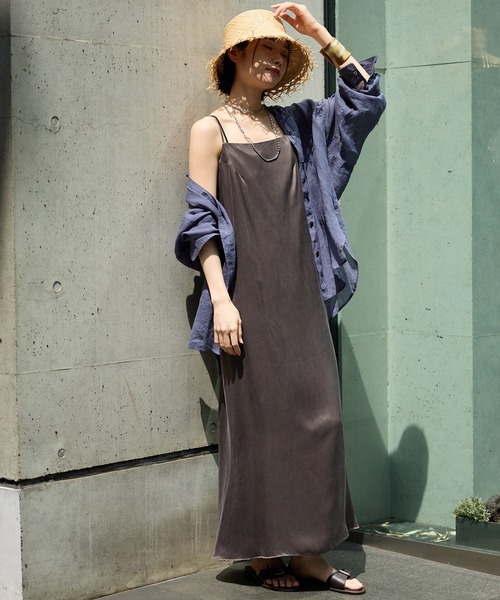 BABYLONE（バビロン） ワンピース ウォッシャブルシルクレーヨン