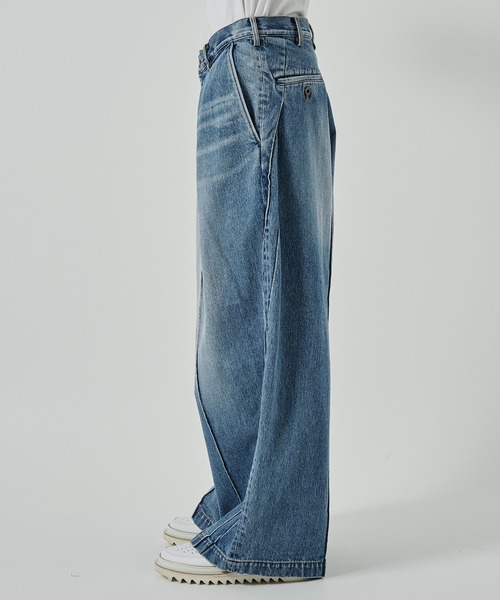 【KHOKI/コッキ】 Pleat-design pants25ss-p-04 KHOKI（コッキ） Pleat-detail pants - 通販 – process