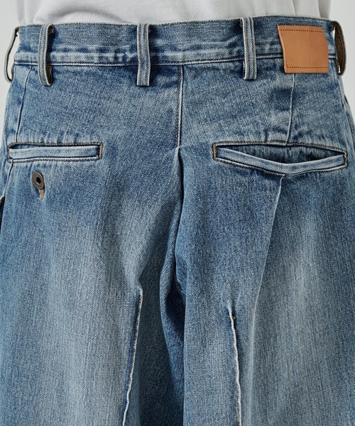 KHOKI（コッキ） ジーンズ 「KHOKI」別注 Pleat-design denim pants