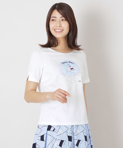 tシャツ セイルモチーフ カットソー レディース