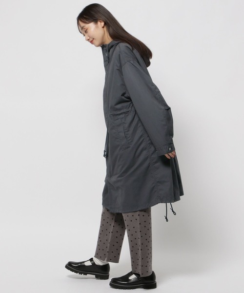 niko and…（ニコアンド） モッズコート MEDIUM カーキ レディース