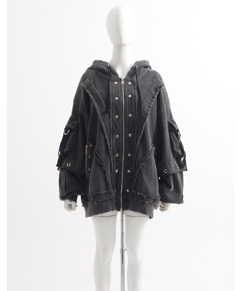 ⭐️本日限定価格⭐️ililil【イルイルイル】ログイン完了！！ぱ～か～ 黒 ilililログイン完了！！ぱ～か～ 全2色 天使界隈[品番