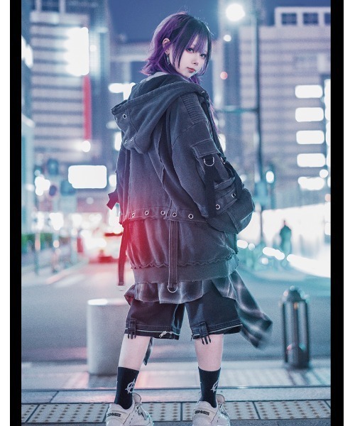 ililil パーカー 「ililil/イルイルイル」黒翼の堕天使に転生