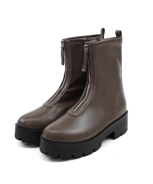 「VIVIAN」 ショートブーツ LL アイボリー レディース_画像4