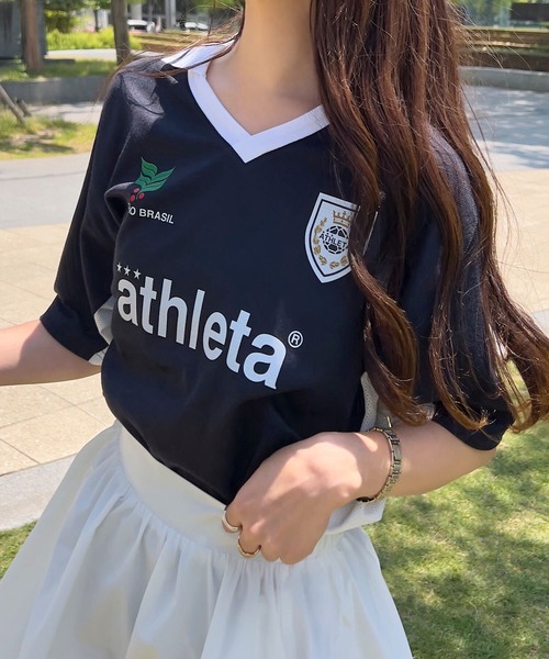 tシャツ 「 athleta 」ゲームシャツ レディース メンズ