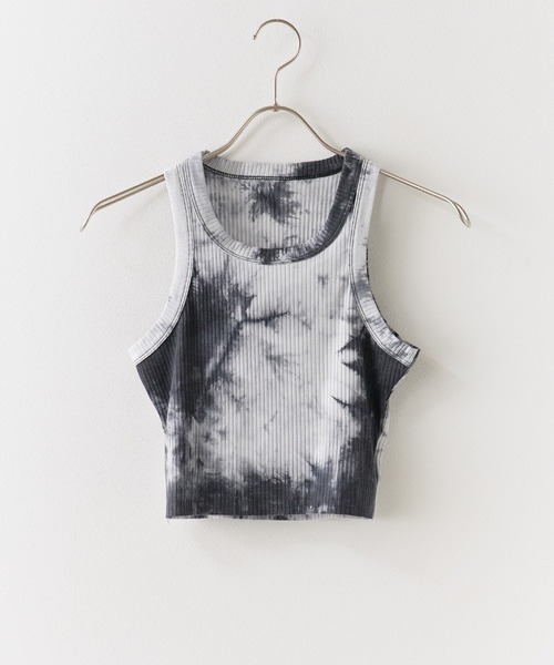 L.G.B タイダイ染めタンクトップ Chick タンクトップ ノースリーブ Tie Dye Rib Tank Top