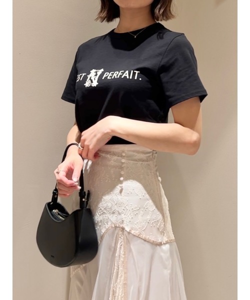 「SNIDEL」 半袖カットソー FREE ホワイト レディース セール/ブランド古着】半袖カットソー（Tシャツ/カットソー