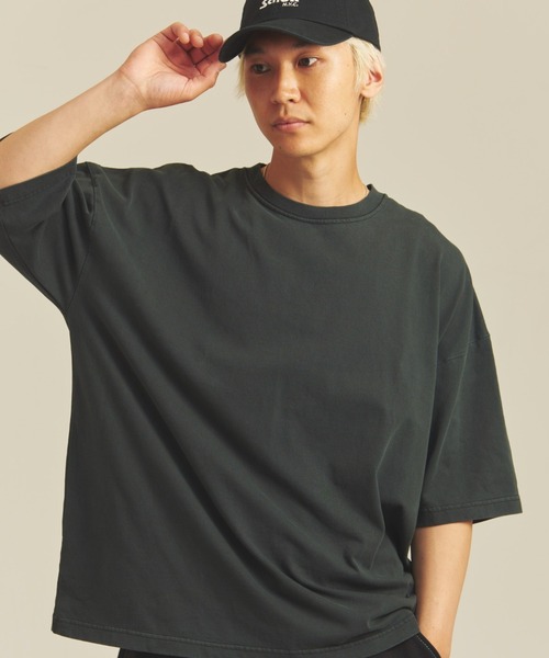 SHELTECH-ピグメントプレーティング天竺-Tanktop Tシャツ カットソー SHELTECH シェルテック のファッション通販