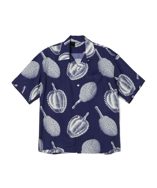 エヌハリウッド/HALF SLEEVE BIG SHIRT/ネイビー/サイズ40 N.HOOLYWOOD COMPILE シャツ HALF SLEEVE BIG SHIRT メンズ