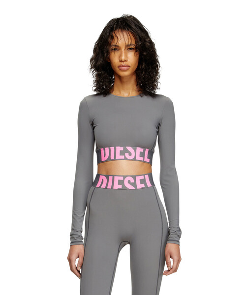 DIESEL（ディーゼル） tシャツ ウィメンズ 長袖Tシャツ MELISSA-D-POP