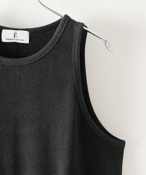 EDIFICE タンクトップ E. ×TanC (タンク) MICROWAFFLE TANKTOP