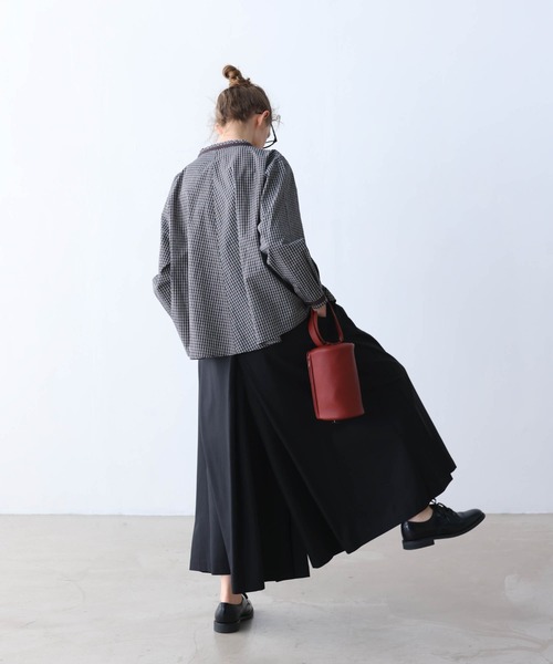 KELEN 黒ブラウス Kelen ブラウス シャツ 「KELEN / ケレン」デザインカラー