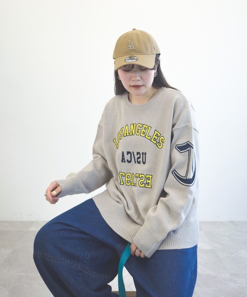 niko and…（ニコアンド） 長袖ニット FREE キャメル レディース