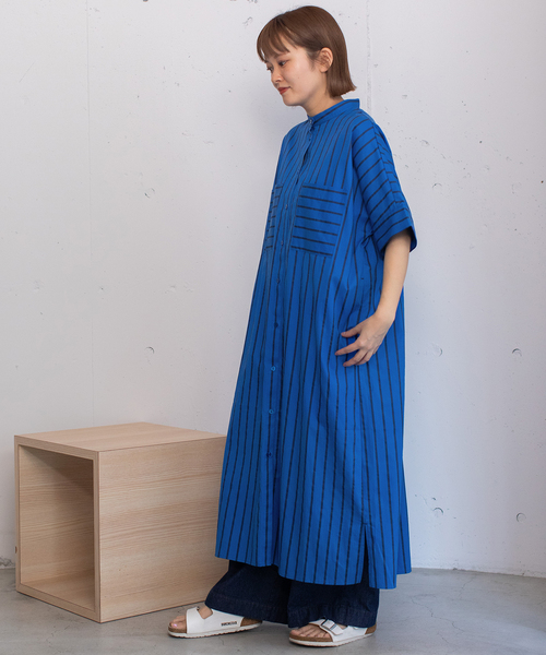 POU DOU DOU（プードゥドゥ） ワンピース ストライプアウトポケット