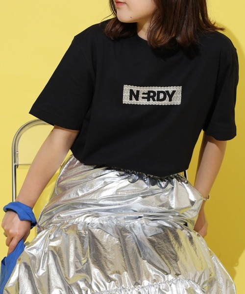 Tシャツ入りフレーム NERDY tシャツ ブレンク フレーム ロゴ 半袖 Tシャツ メンズ