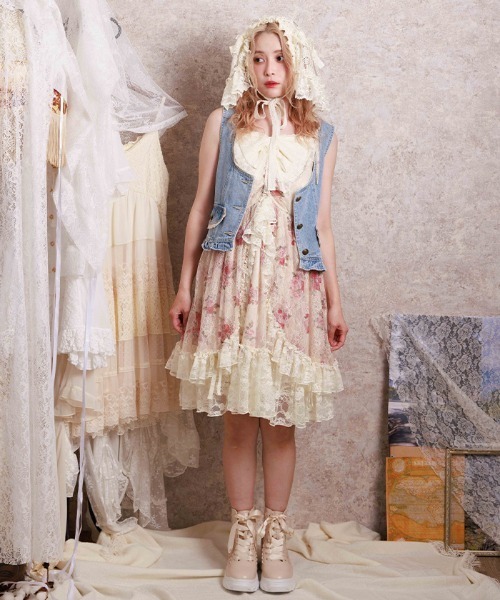 axes femme ブーケレースキャミチュニック♡ axes femme チュニック ブーケレースキャミチュニック