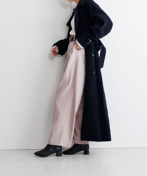 HIMIKO ブーツ 「HIMIKO」「撥水」スクエアトゥサイドゴアブーツ