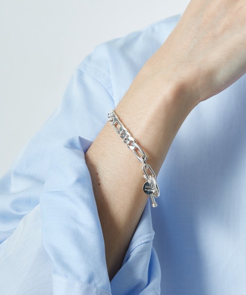 XOLO JEWELRY SV925チェーンブレスレット XOLO ブレスレット JEWELRY / Oval Mutual Bracelet メンズ