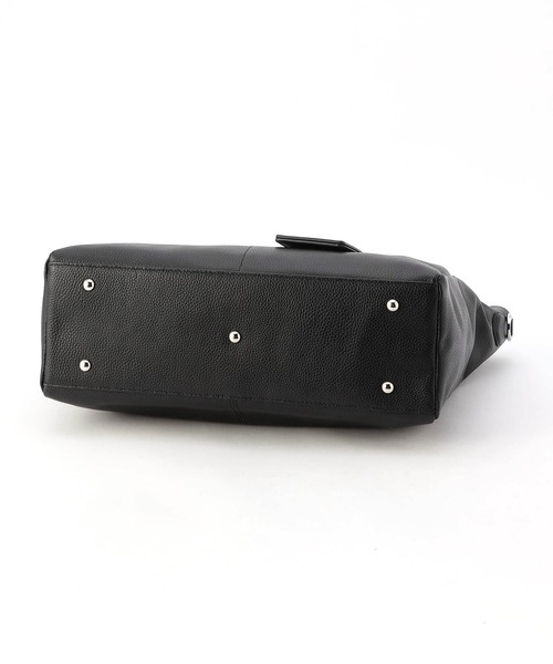 NICOLE CLUB FOR MEN 2wayトートバッグ NICOLE CLUB FOR MEN ベルト シュリンクレザー2WAYトート