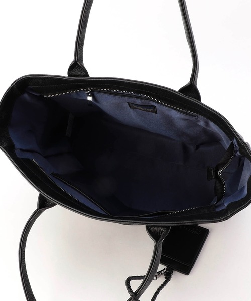 NICOLE CLUB FOR MEN 2wayトートバッグ NICOLE CLUB FOR MEN ベルト シュリンクレザー2WAYトート