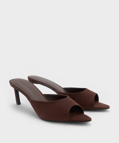 CHARLES ＆ KEITH（チャールズ&キース） サンダル ミュール パテント