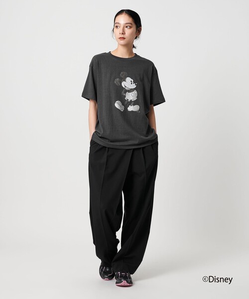 限界価格❤️Americana✨DisneyプリントTシャツ 　ミッキー　Tシャツ AMERICANA tシャツ 「Americana」Disney/プリントTシャツ