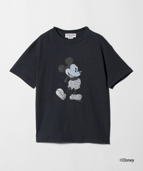 AMERICANA - ひめ　2点セット　アメリカーナ　プリントTシャツ　グレー セール】【WEB限定】【Americana（アメリカーナ） for SALON