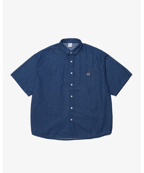Keboz デニムシャツ Lサイズ KEBOZ シャツ S/S DENIM SHIRT メンズ : ZOZOTOWN Yahoo!店