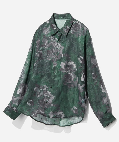 HARE フラワーJQシアーシャツLS 白　フリーサイズ 楽天市場】(W)フラワーJQシアーSHLS HARE ハレ トップス シャツ