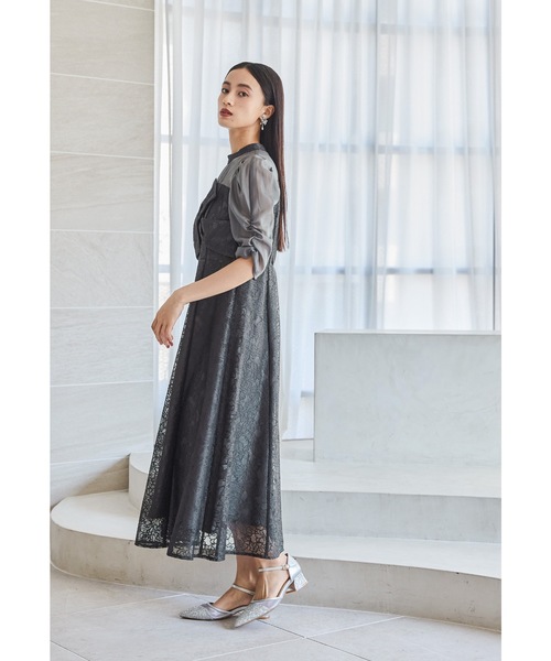niana（ニアナ） ドレス フラワーレースノットデザインドレス