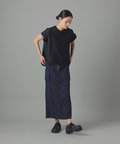 「ZUCCa」 スカート M size ネイビー レディース_画像3
