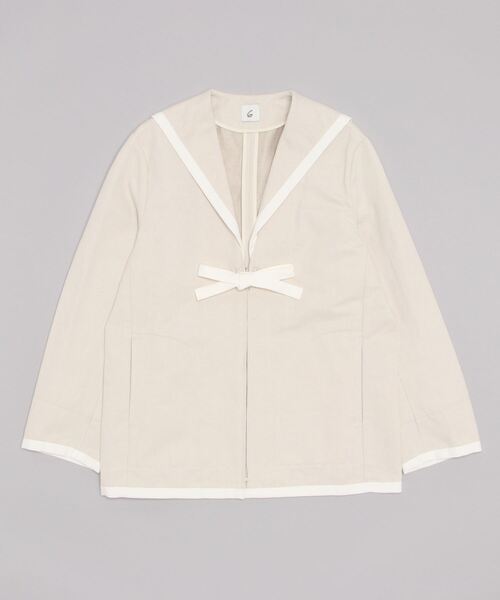 6(ROKU )オフホワイト クロップドジャケット サイズ38 6(ROKU )オフホワイト クロップドジャケット サイズ38 ロク6オフ