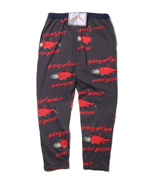「NATAL DESIGN」 イージーパンツ LARGE チャコールグレー メンズ