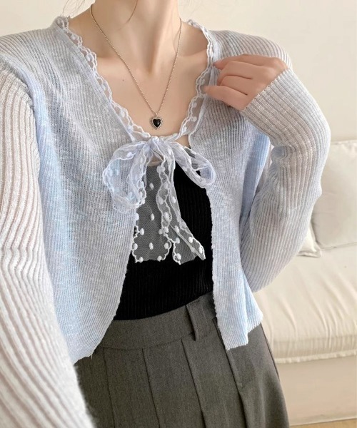 miniministore（ミニミニストア） uvカット カーディガン サマーニット