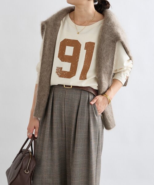 ttt様 RIVE DROITE（リヴドロワ） tシャツ 「ロゴがキャッチー」Ninety-One