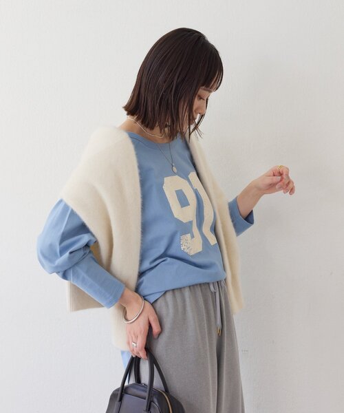 RIVE DROITE（リヴドロワ） tシャツ 「ロゴがキャッチー」Ninety-One