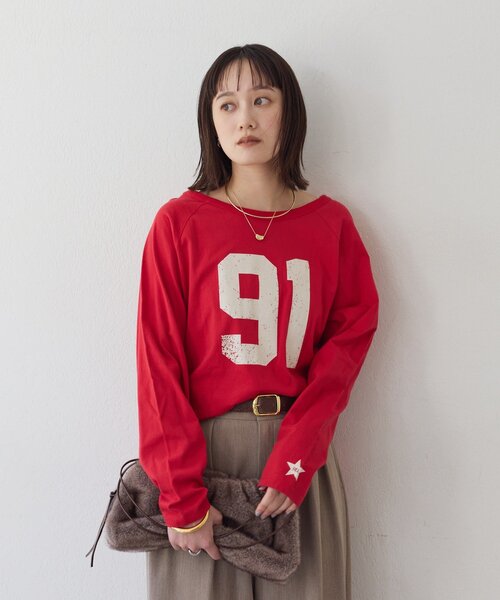 RIVE DROITE（リヴドロワ） tシャツ 「ロゴがキャッチー」Ninety-One