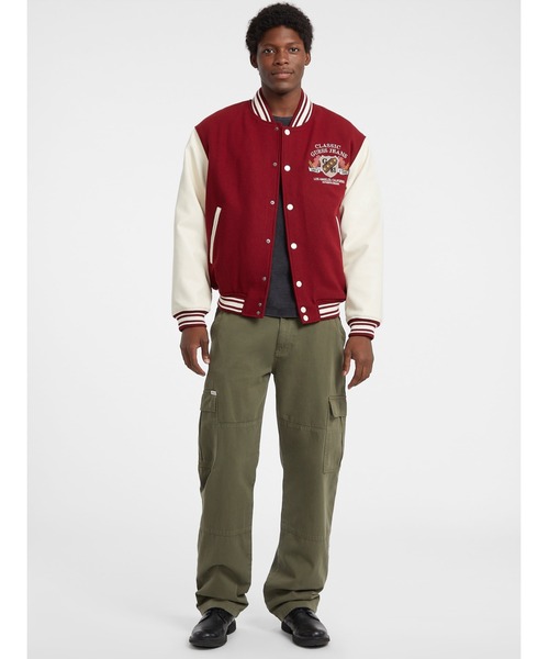 スタジャン GUESS JEANS Letterman Jacket ジャケット メンズ