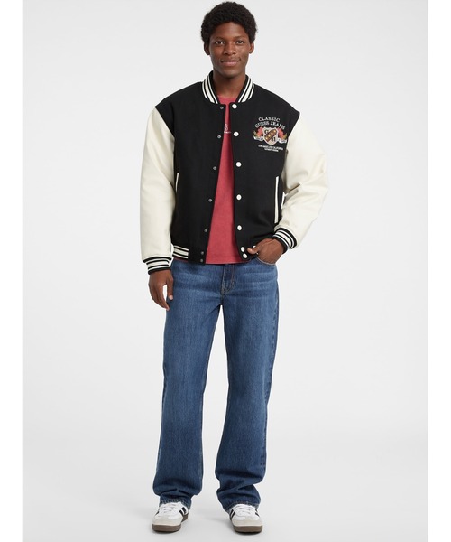 スタジャン GUESS JEANS Letterman Jacket ジャケット メンズ