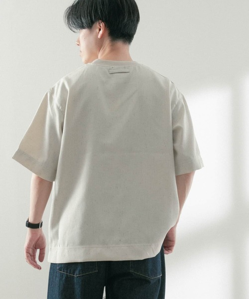 「ITEMS URBANRESEARCH」 半袖シャツ MEDIUM ブルー メンズ_画像4